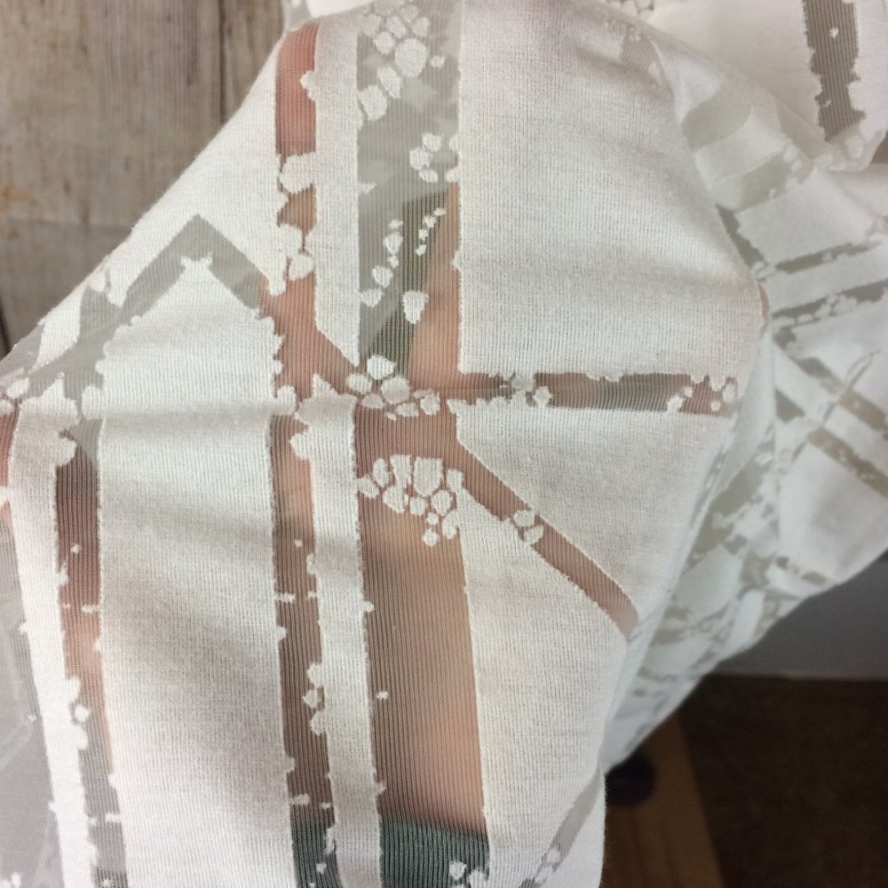 **SOLD** White Sheer Overlay Sleeveless Dress Sz S - Picture 5 of 8